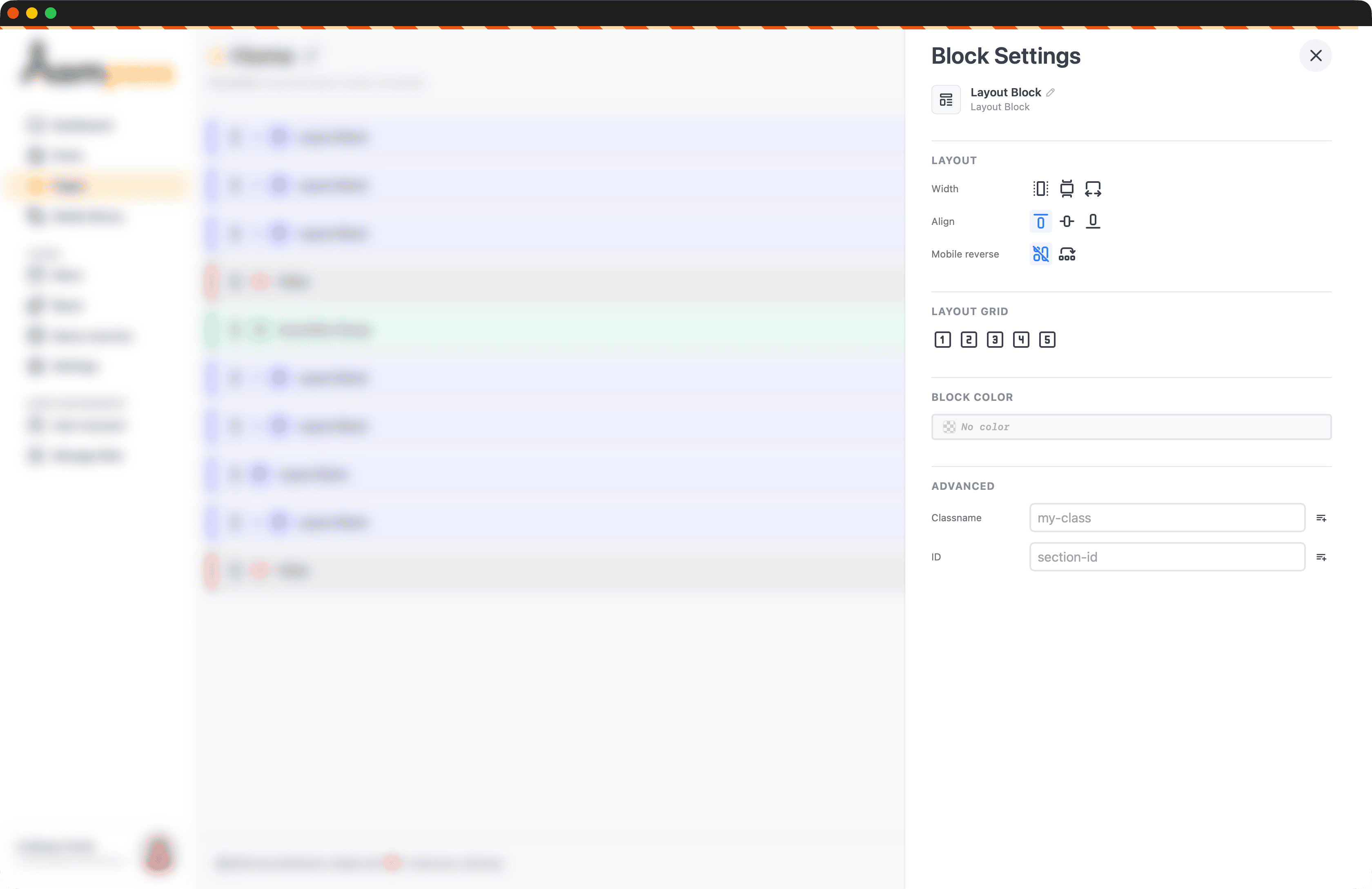 Block-Settings